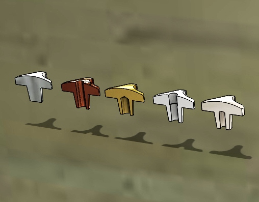 带设计表的手柄